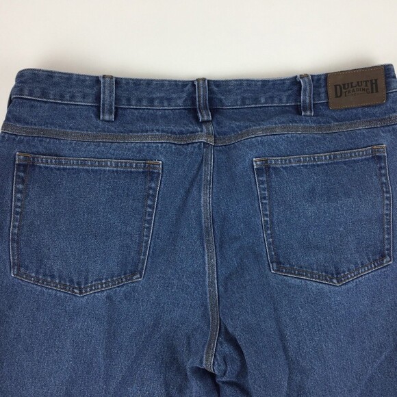 Duluth Trading Co Heavy Work Barn Jeans Men 40 X 27 Medium Wash Cotton - Picture 9 of 12